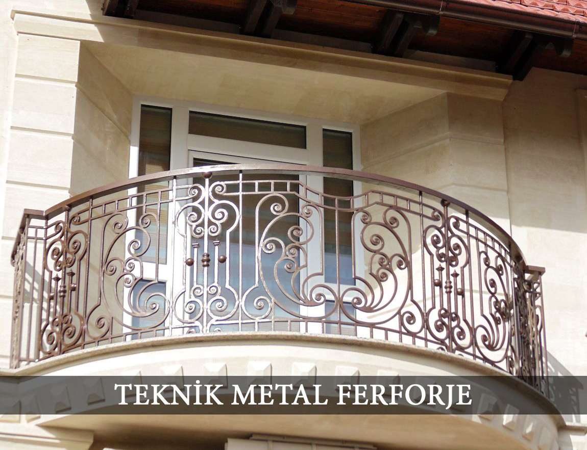 Ferforje Özel Üretim Balkon Korkuluğu